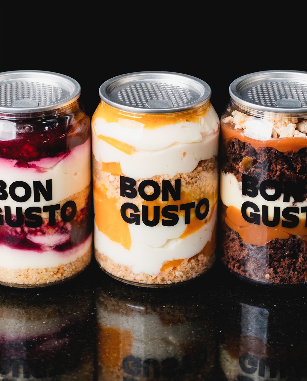 Postre en lata Bon Gusto
